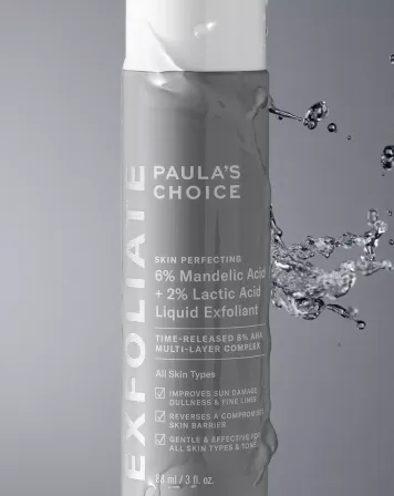 NIEUW Paula’s Choice SKIN PERFECTING 6% Mandelic Acid + 2% Lactic Acid Liquid Exfoliant